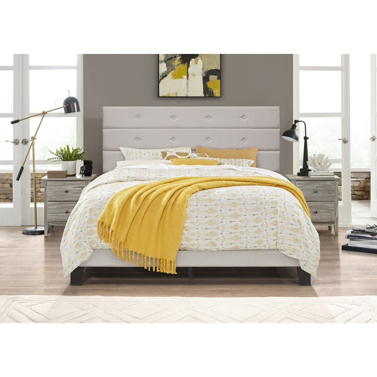 Zipcode Design™ Bellaire Tufted Upholstered Low Profile Platform Bed